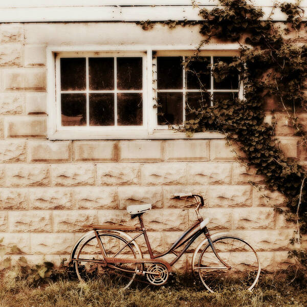 Antique Bicycle Art Print featuring the photograph Vintage Bicycle by Julie Hamilton