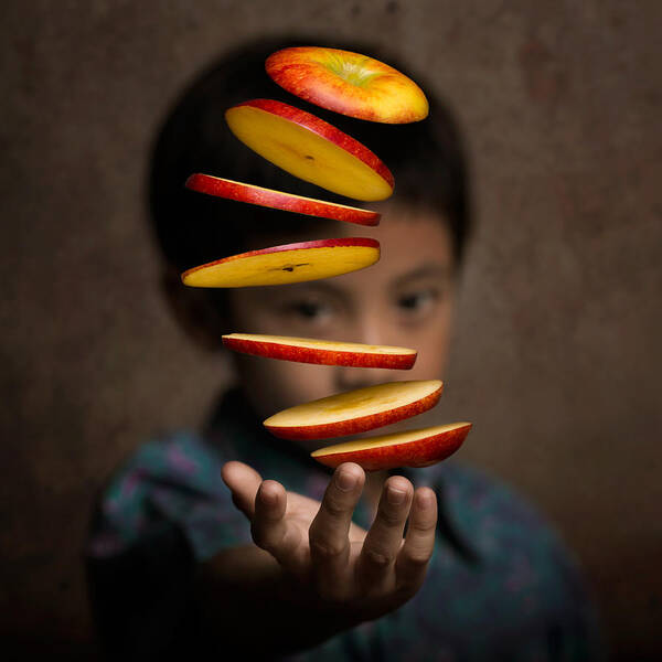 Apple Art Print featuring the photograph Want Apple..? by V. Danny Lumanto