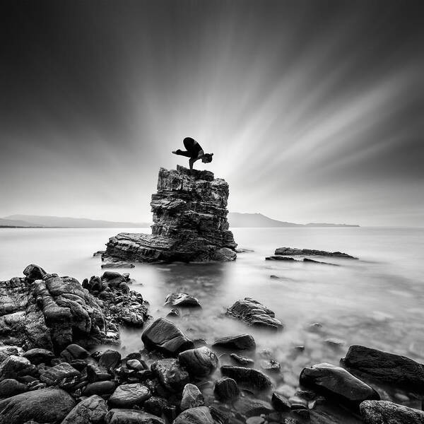 Yoga Art Print featuring the photograph Zen 13 by George Digalakis