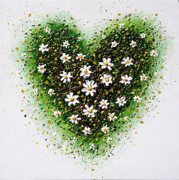 Spring Art Print featuring the painting Spring Heart #1 by Amanda Dagg