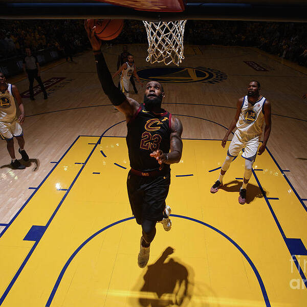 Lebron James Art Print featuring the photograph Lebron James #9 by Garrett Ellwood