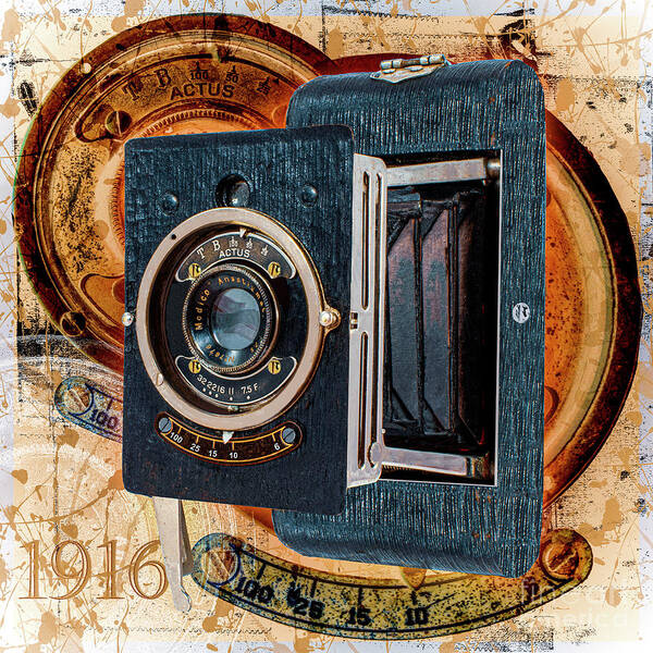 Kodak Art Print featuring the digital art Ansco No. 0 Vest Pocket by Anthony Ellis