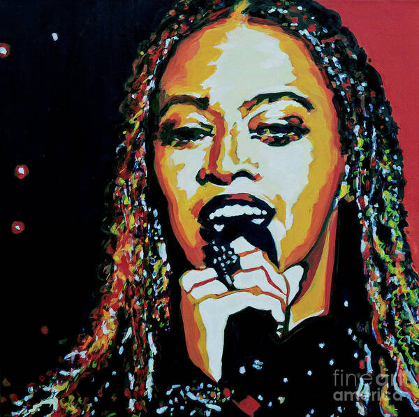 Beyonce Art Print featuring the painting Beyonce by Tanya Filichkin