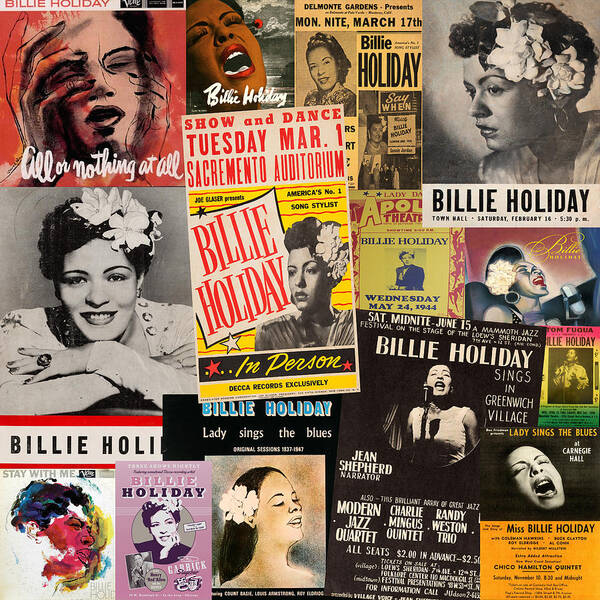 Billie Holiday Art Print featuring the photograph Billie Holiday by Andrew Fare