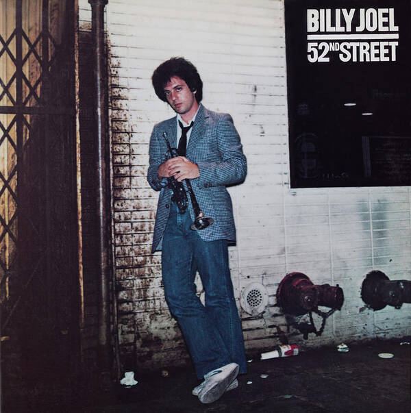 Billy Joel Art Print featuring the digital art Billy Joel - 52nd Street by Robert VanDerWal