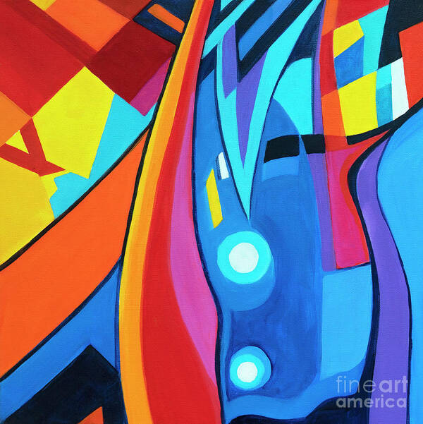 Contemporary Painting Art Print featuring the painting Bold As Love by Tanya Filichkin