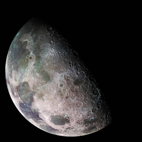 Moon Art Print featuring the photograph Close up of the Moon by Roy Pedersen