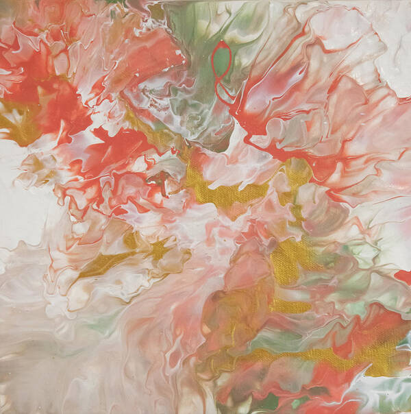 Coral Art Print featuring the mixed media Coral 1 by Aimee Bruno