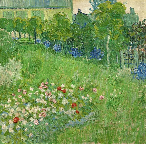 Vincent Van Gogh Art Print featuring the painting Daubigny's Garden, 1890 by Vincent van Gogh