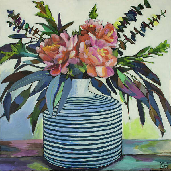 Still Life Art Print featuring the painting Distinguished by Debbie Brown