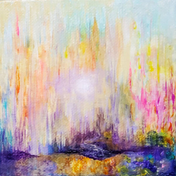 Abstract Art Print featuring the painting Island by Christine Bolden