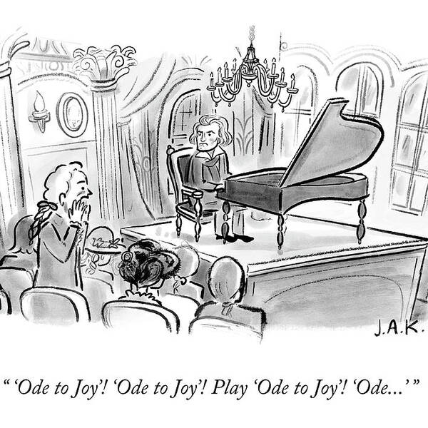 ode To Joy'! ode To Joy'! Play ode To Joy'! ode...' Ode To Joy Art Print featuring the photograph Ode To Joy by Jason Adam Katzenstein