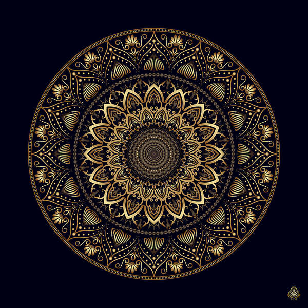 Mandala Art Print featuring the digital art Ornativo Vero Circulus No 4201 by Alan Bennington