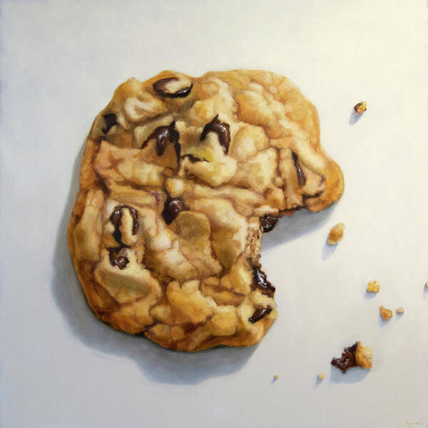 Cookie Art Print featuring the painting Quality Check by Susan N Jarvis