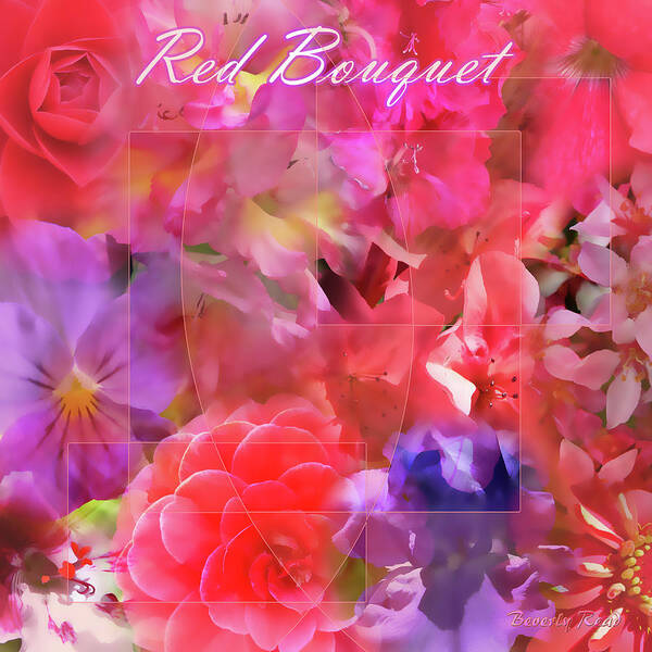 Photograph Art Print featuring the photograph Red Bouquet by Beverly Read