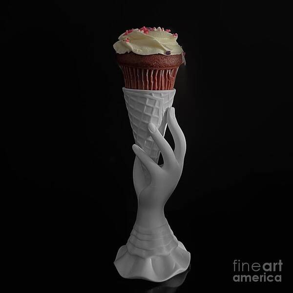 Photo Art Print featuring the photograph Red Velvet Cone by Diana Rajala