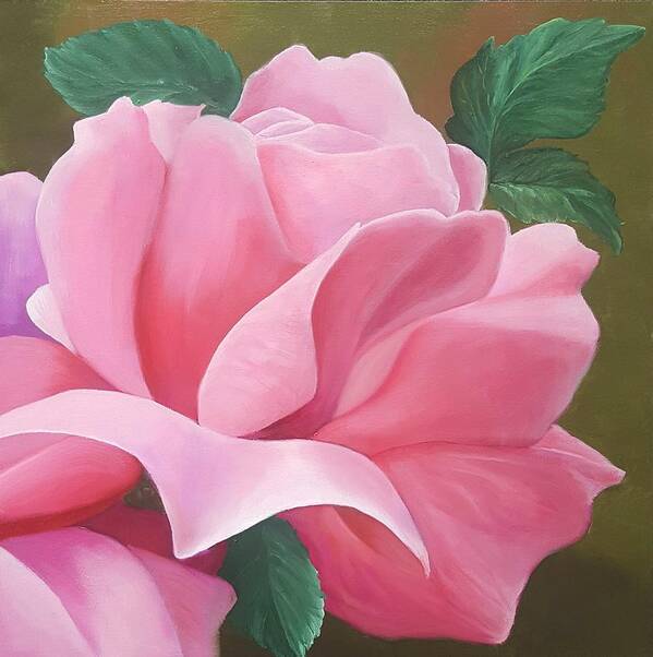 Rose Painting Art Print featuring the painting Royal Rose by Connie Rish