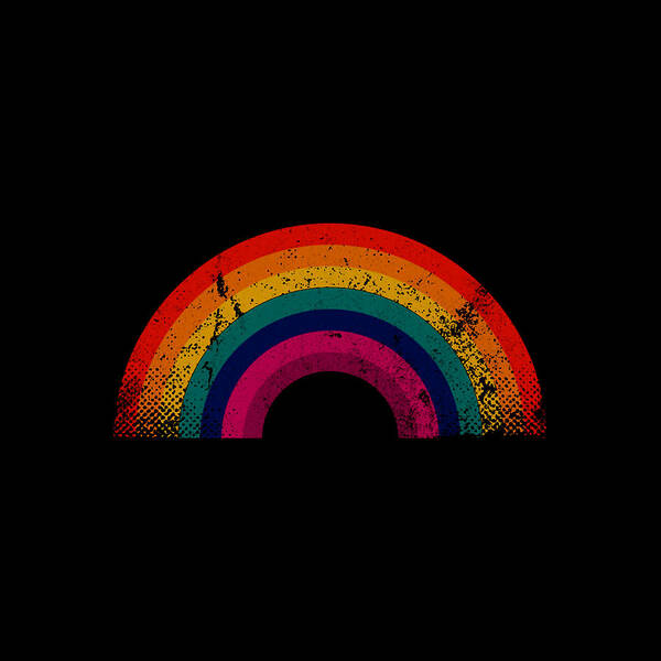 Civil Rights Art Print featuring the painting Rubino Gay Pride LBGTQ Rainbow by Tony Rubino