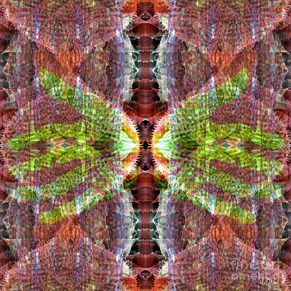 Patterns Art Print featuring the digital art SOL Imagery 7-6 by Walter Neal