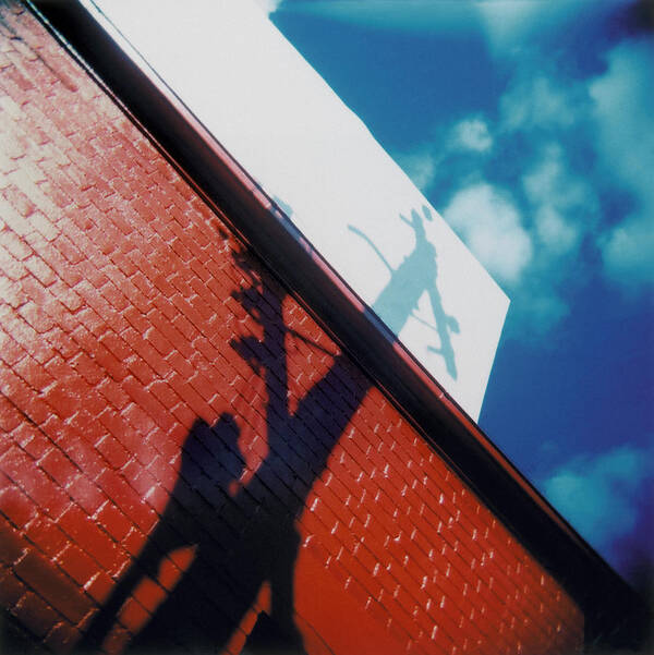 Shadow Art Print featuring the photograph Shadow of Telephone Pole by Photolibrary