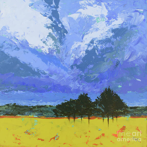 Storms Art Print featuring the painting Stormy Days by Cheryl McClure