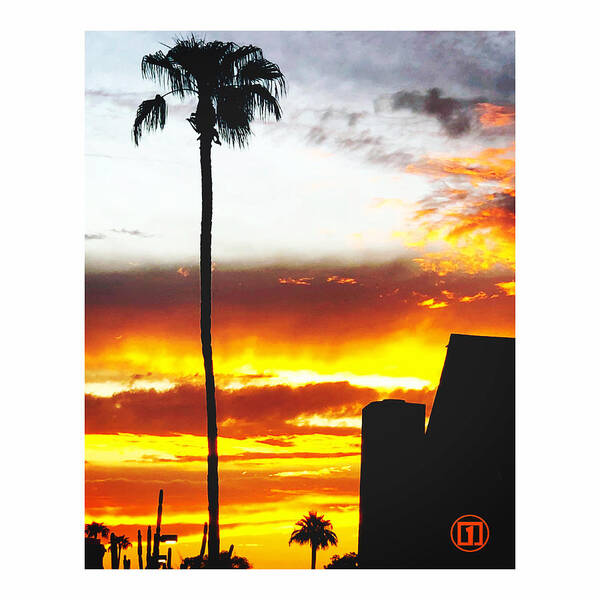 Sunset Art Print featuring the photograph Sunset at SQ1 by Grey Coopre