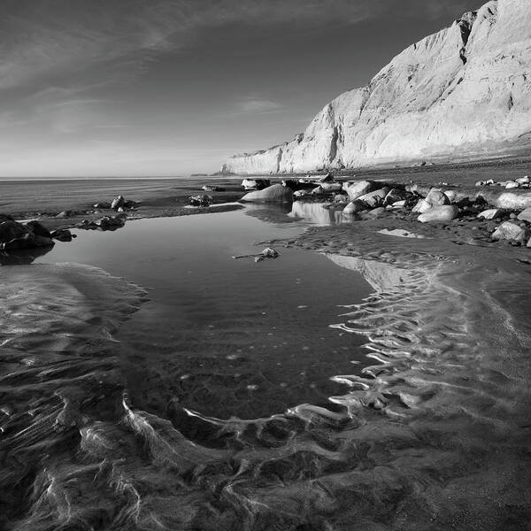 San Diego Art Print featuring the photograph Torrey Pines Sand Pool by William Dunigan
