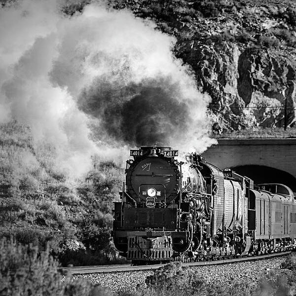 America Art Print featuring the photograph -Union Pacific Big Boy Locomotive by James Sage