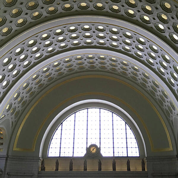Photograph Art Print featuring the photograph union station 137PM by Richard Wetterauer
