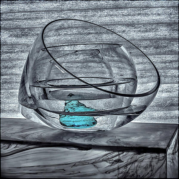  Glass Art Print featuring the photograph Water And Glass III by Andrei SKY