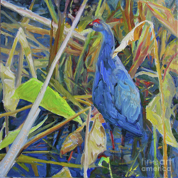 Everglades Art Print featuring the painting Water Rail, Everglades by John McCormick