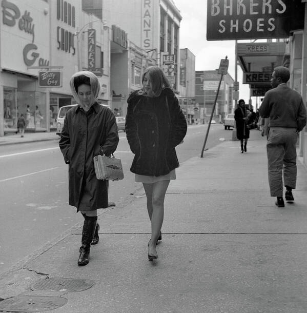 Atlanta Art Print featuring the photograph Whitehall Street, Atlanta 1973 by John Simmons