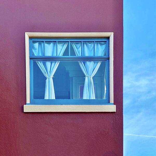  Art Print featuring the photograph Window and Sky by Julie Gebhardt