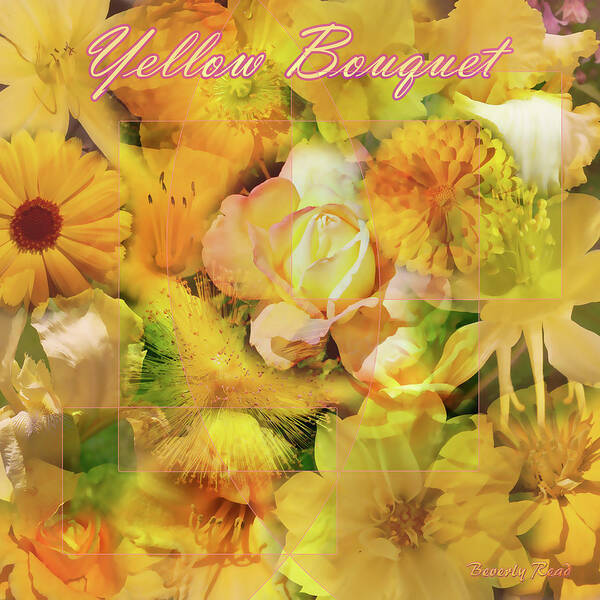 Photograph Art Print featuring the photograph Yellow Bouquet by Beverly Read