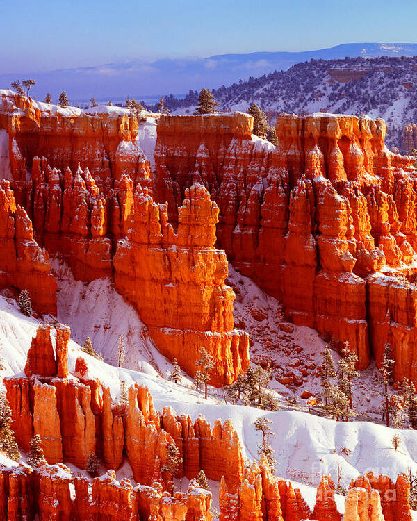  Art Print featuring the photograph Bryce Canyon in Snow by Benedict Heekwan Yang