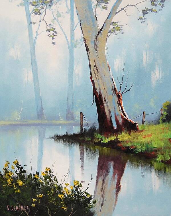 River Eucalyptus Trees by Graham Gercken
