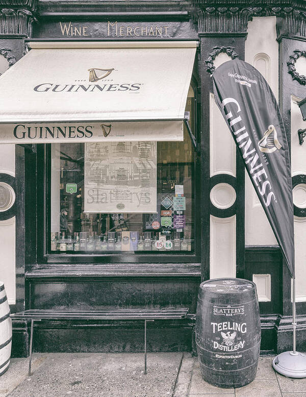 Dublin Wine Merchants Art Print featuring the photograph Guinness City by Georgia Clare