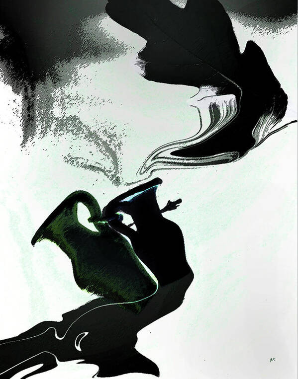 Surrealism Art Print featuring the digital art Mystique by Gerlinde Keating