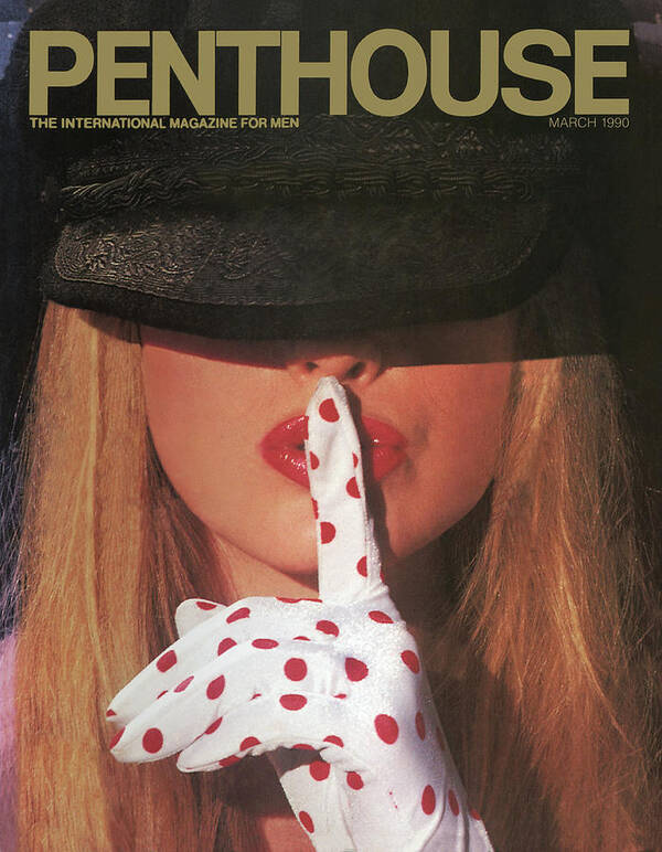 Model Art Print featuring the photograph March 1990 Penthouse Cover Featuring Brandy O. by Penthouse