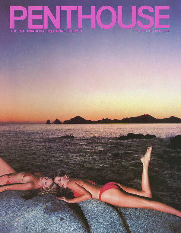 Bikini Art Print featuring the photograph October 1980 Penthouse Cover by Penthouse