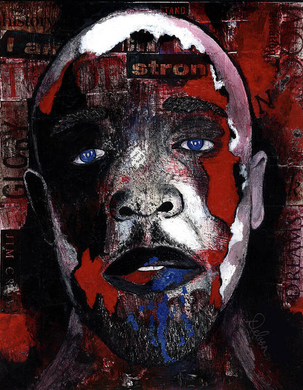 Art By Delvon Art Print featuring the painting Taste of Freedom by Art by Delvon