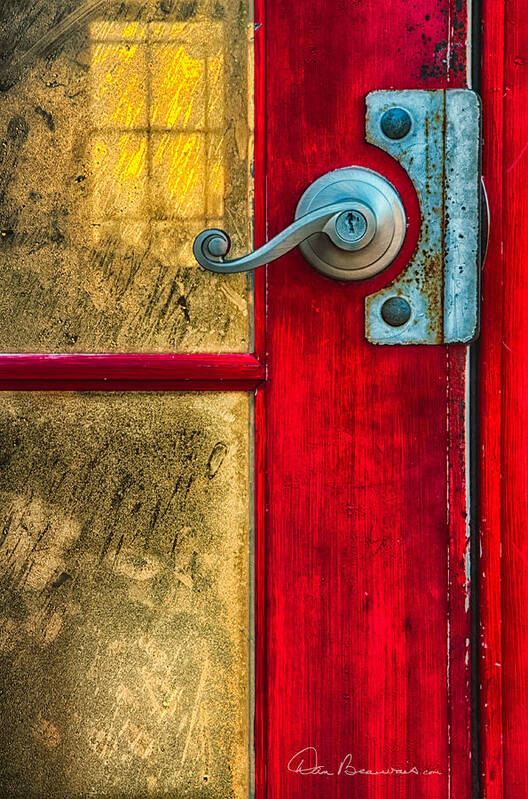 Kitty Hawk Art Print featuring the photograph Door - Kitty Hawk Pier 7043 by Dan Beauvais