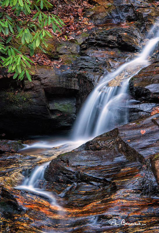 Waterfall Art Print featuring the photograph Dukes Creek Falls 5295 by Dan Beauvais
