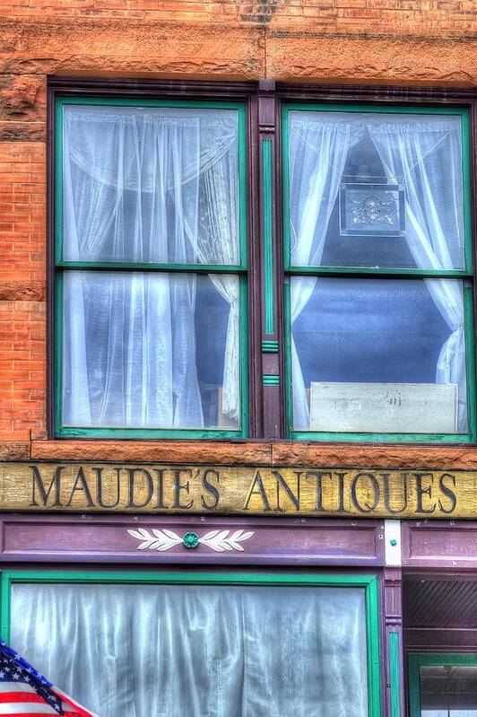 Cripple Art Print featuring the photograph Maudie's Antiques 7883 by Jerry Sodorff