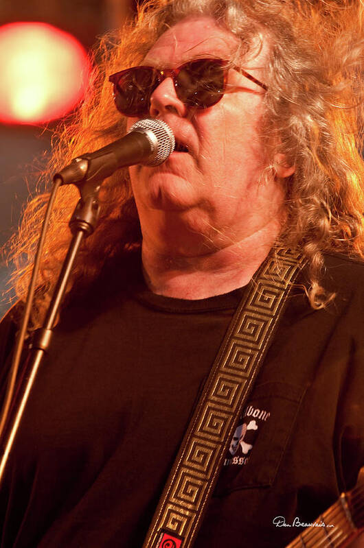 The Kentucky Headhunters Art Print featuring the photograph Richard Young 2141 by Dan Beauvais