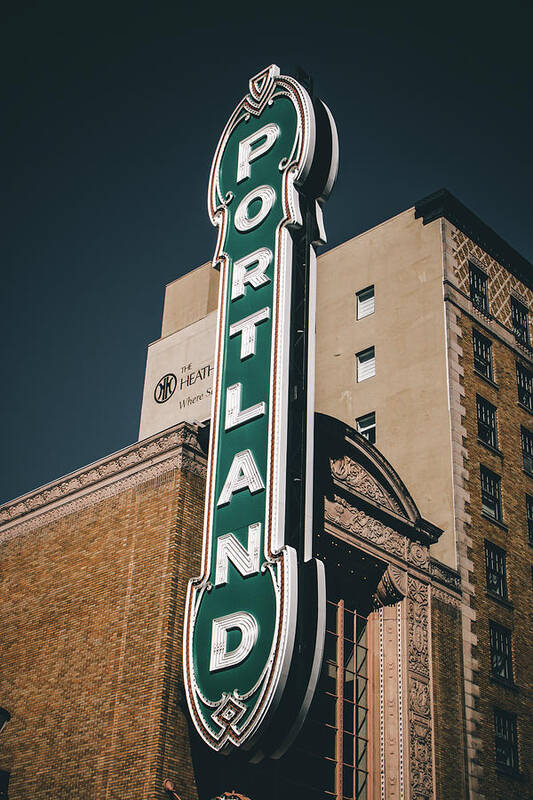 Architecture Art Print featuring the photograph Portland by Mark David Gerson