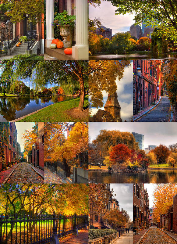 Boston Art Print featuring the photograph Boston Autumn Days by Joann Vitali