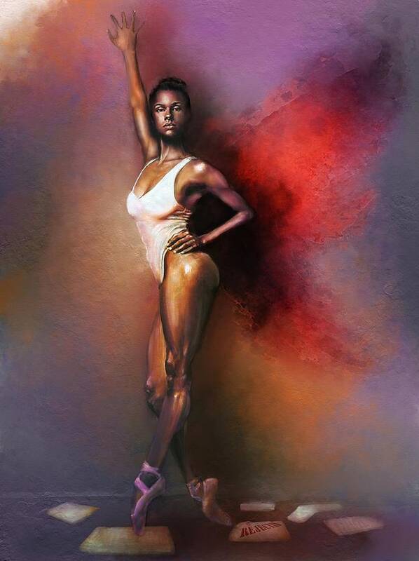 Dance Art Print featuring the digital art Rejected by Howard Barry