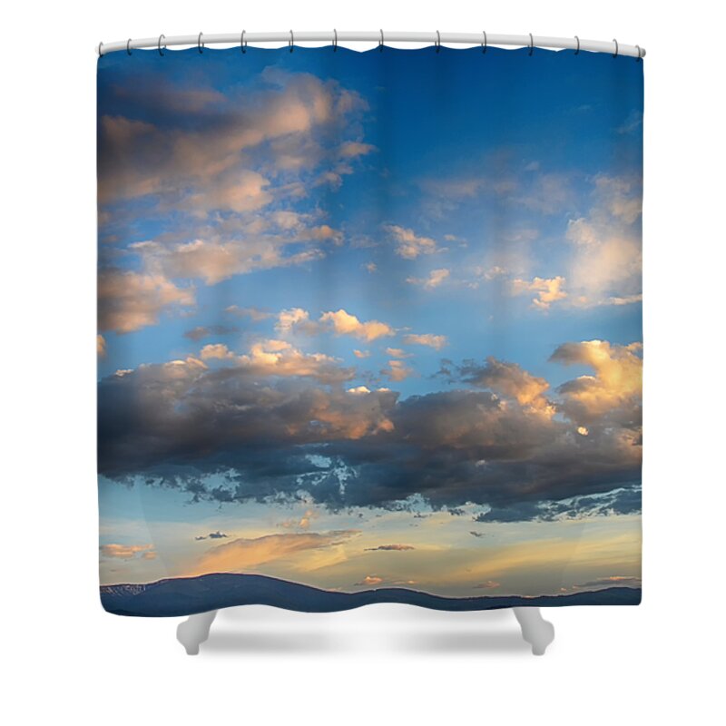 Colorado Sunset Shower Curtain featuring the photograph Breathtaking Colorado Sunset 2 by Angelina Tamez
