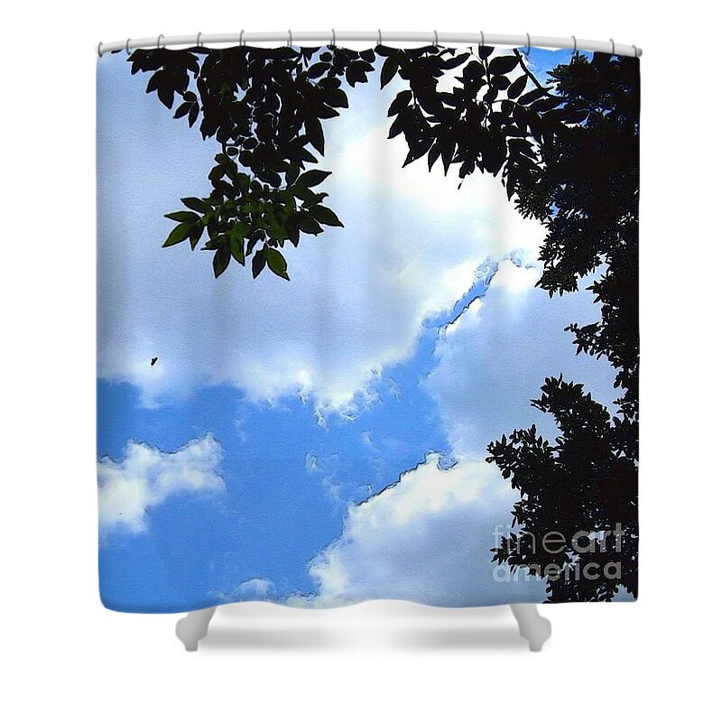 Heavens Shower Curtain featuring the photograph Heavens Above Us -Digital Art by Robyn King